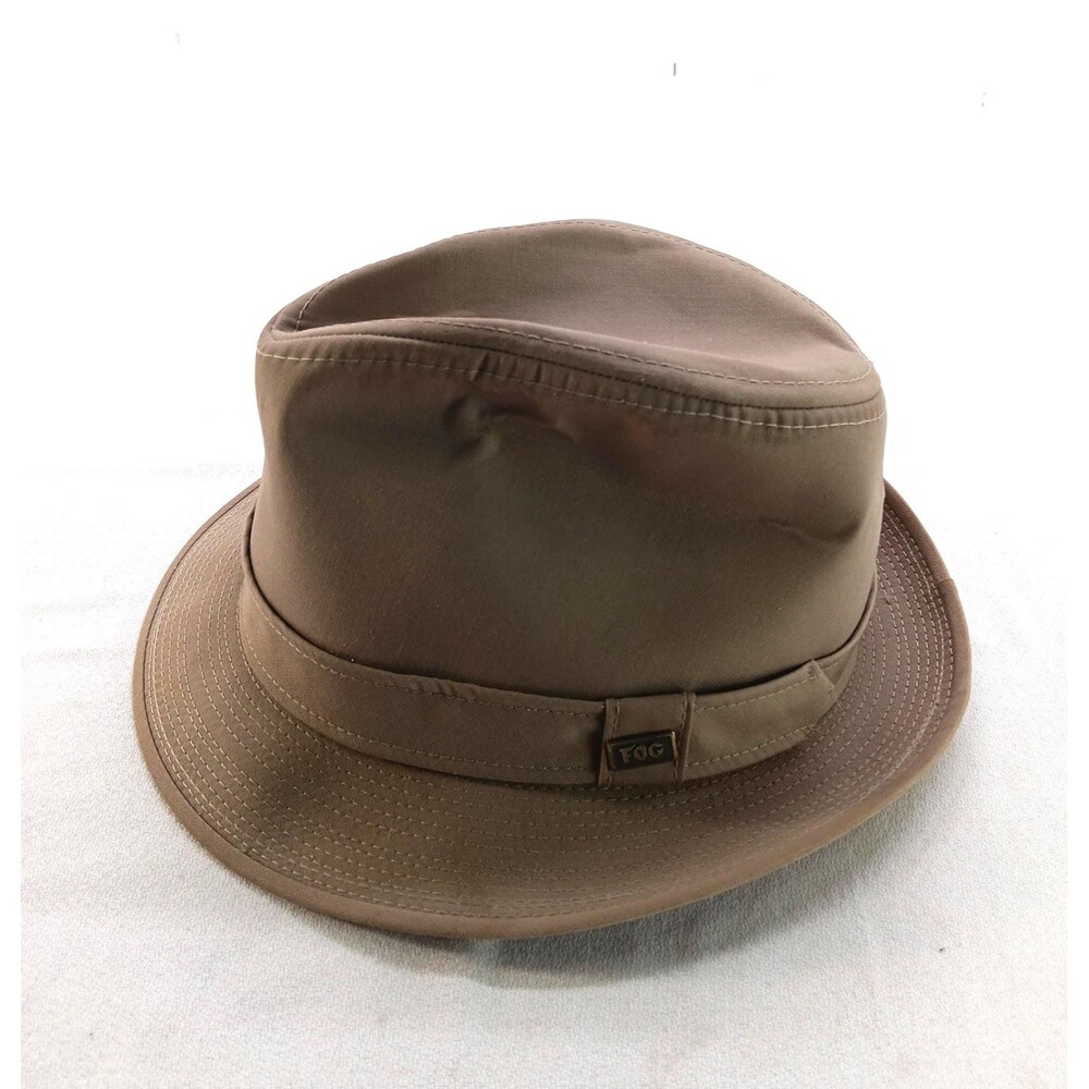 Vintage London fog Fedora Mens 7 1/4 hat 2" Brim 4.5 crown
